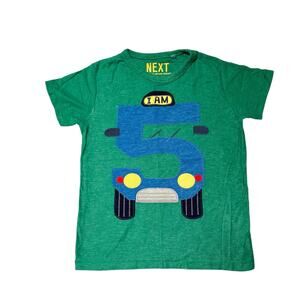 Next I am 5 Birthday Appliqué Shirt Size 5